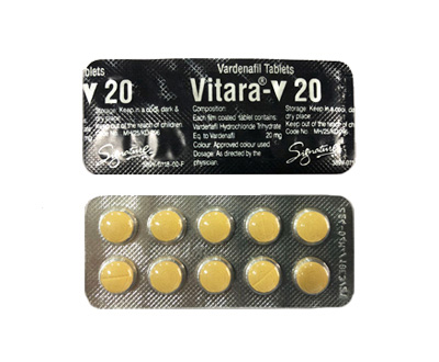 Generic Levitra 20mg Vardenafil tablets