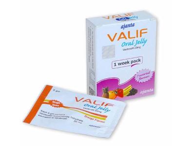 valif oral jelly 20mg vardenafil